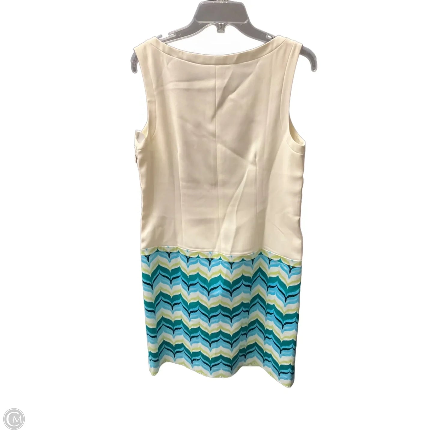 Dress Casual Midi By Ann Taylor In Cream, Size: 10