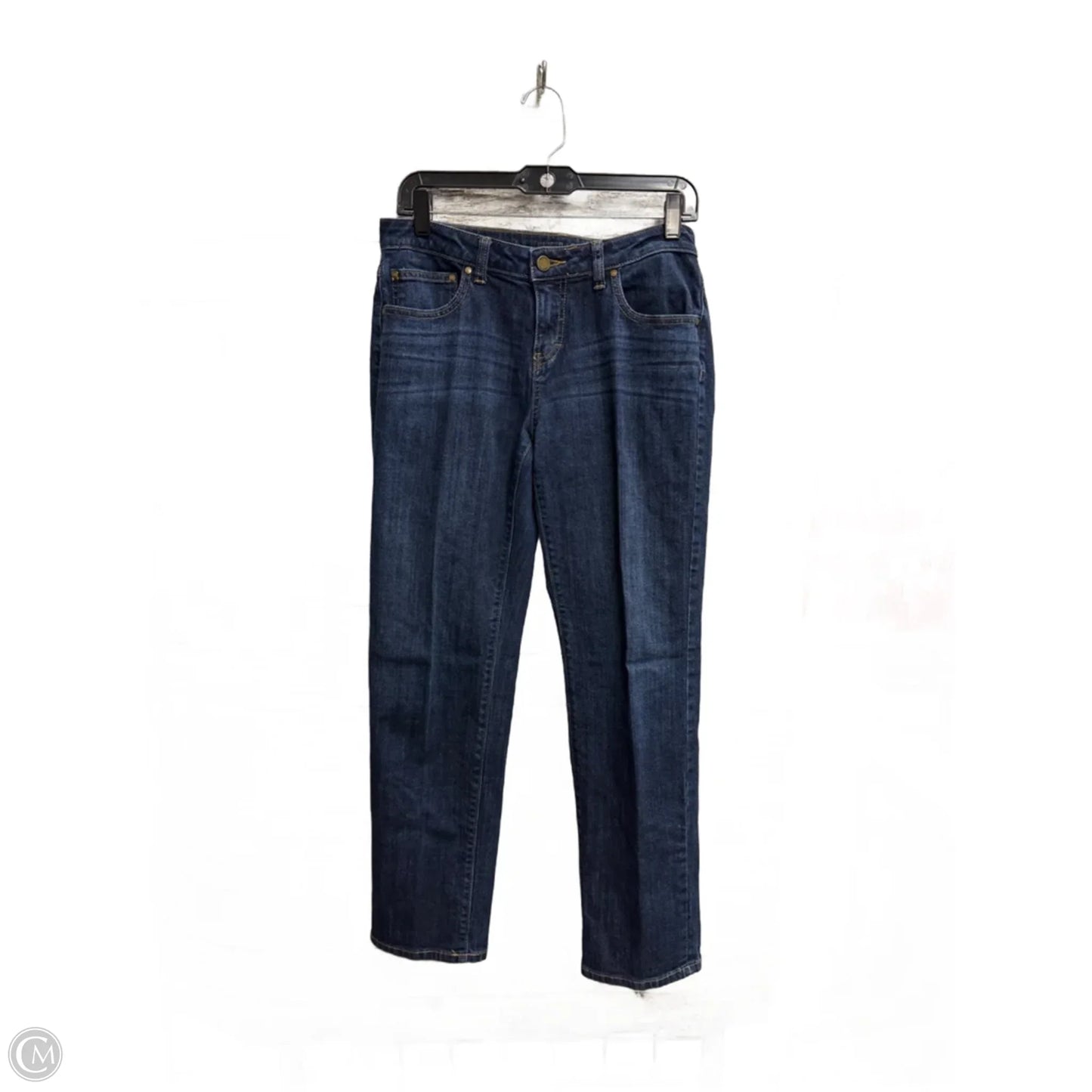 Jeans Boyfriend By Jennifer Lopez In Blue Denim, Size: 14