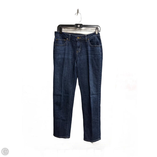 Jeans Boyfriend By Jennifer Lopez In Blue Denim, Size: 14