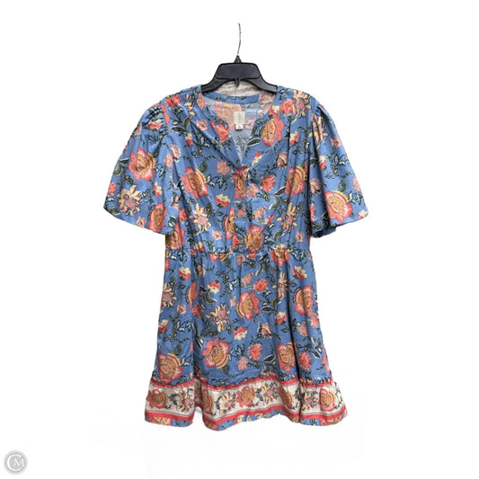Dress Casual Midi By Joie In Floral Print, Size: 16