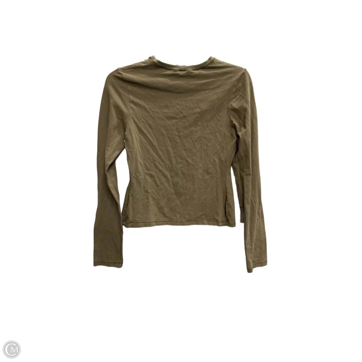 Athletic Top Long Sleeve Crewneck By Skims In Green, Size: L