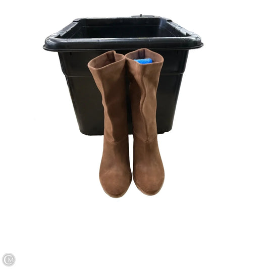 Boots Ankle Heels By Michael By Michael Kors In Brown, Size: 8.5