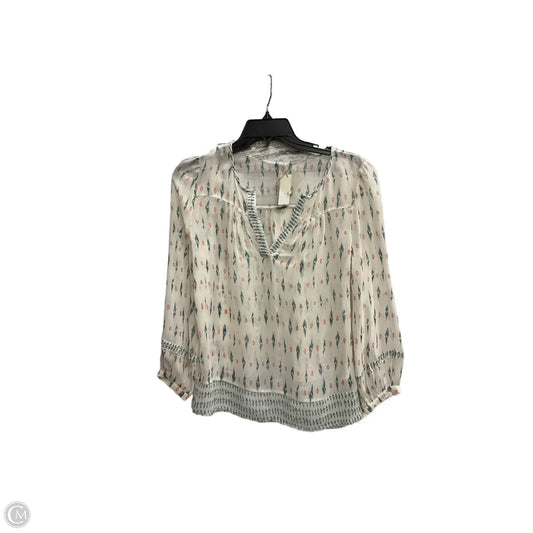 Top Long Sleeve By Joie In Multi-colored, Size: Xs