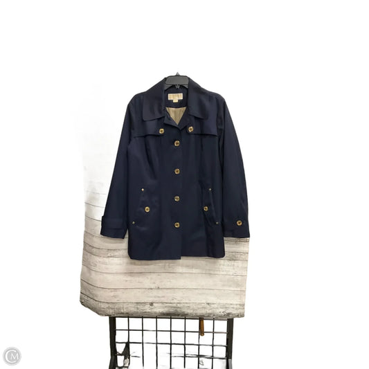 Coat Raincoat By Michael By Michael Kors In Navy, Size: Xl