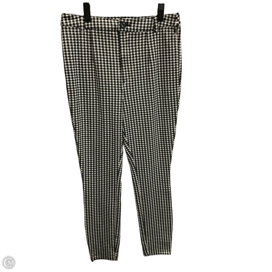 Pants Leggings By Maeve In Checkered Pattern, Size: 6