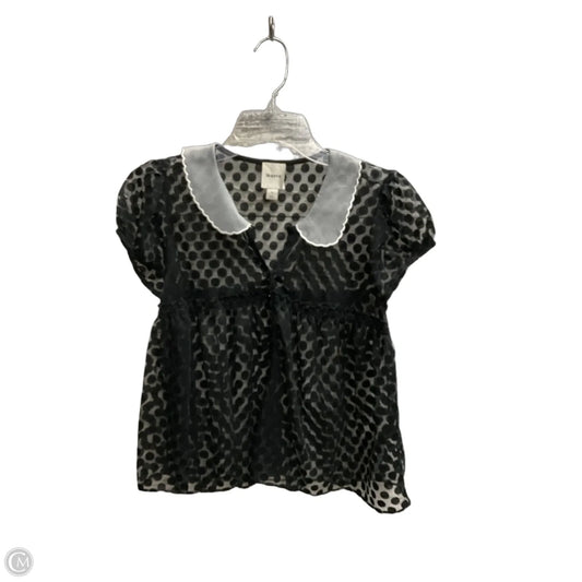 Top Short Sleeve By Maeve In Black, Size: S