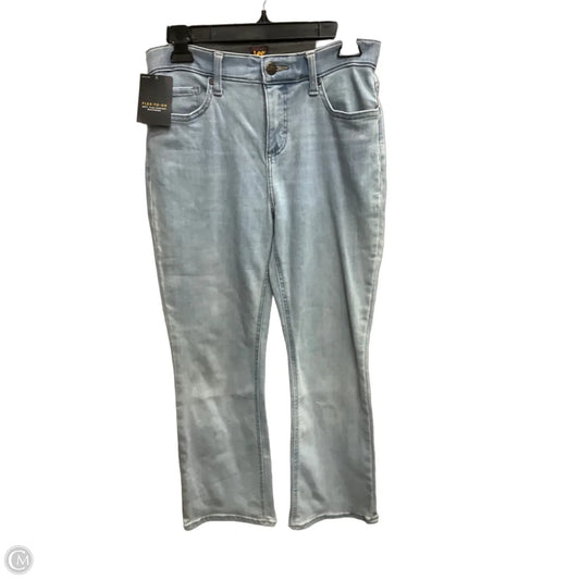 Jeans Straight By Lee In Blue Denim, Size: 6