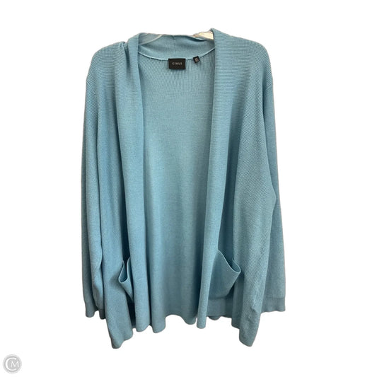 Cardigan By Cyrus In Blue, Size: 3x