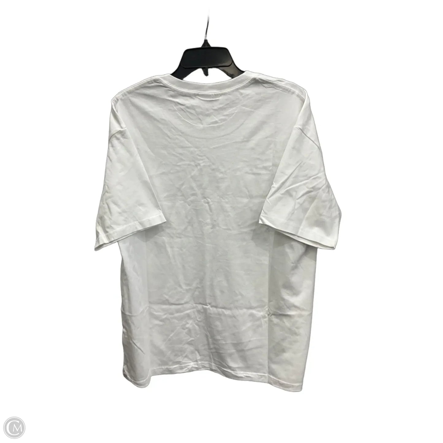 Top Short Sleeve By Clothes Mentor In White, Size: L