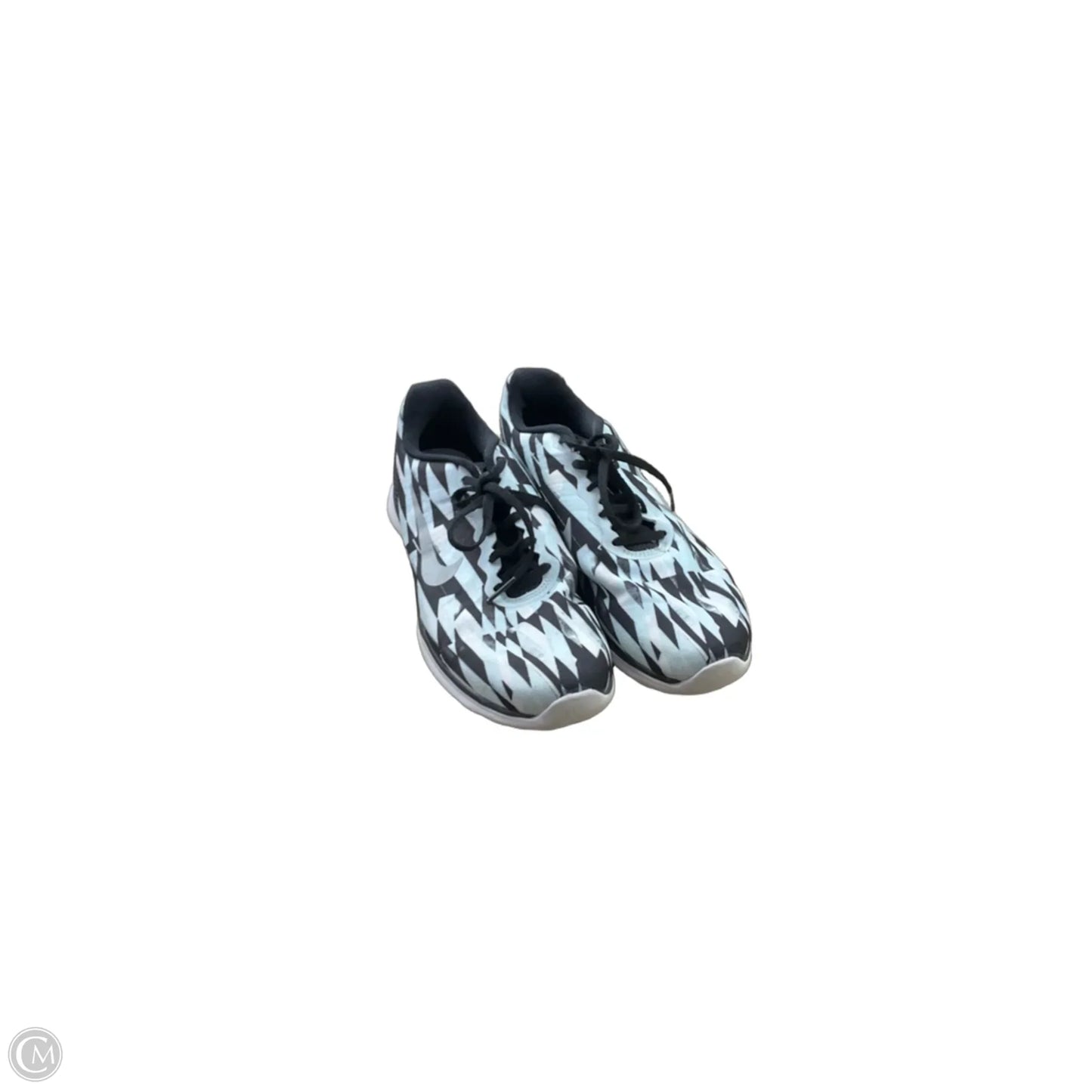 Shoes Sneakers By Nike In Black & Grey, Size: 7.5