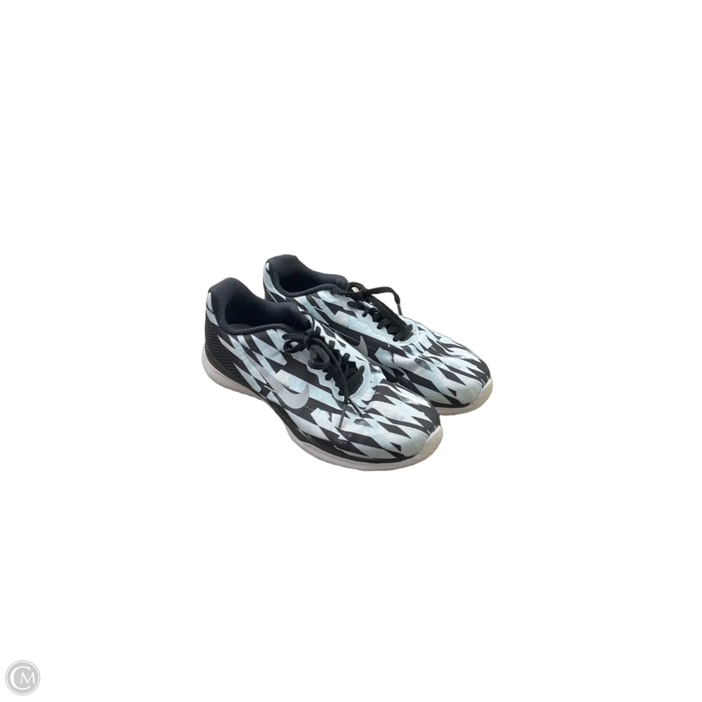 Shoes Sneakers By Nike In Black & Grey, Size: 7.5