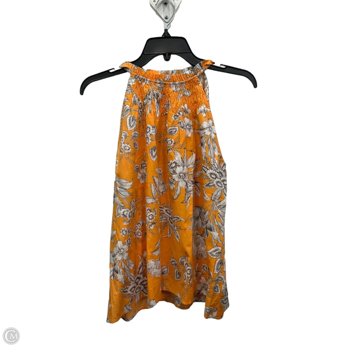 Top Sleeveless By Ann Taylor In Orange, Size: S