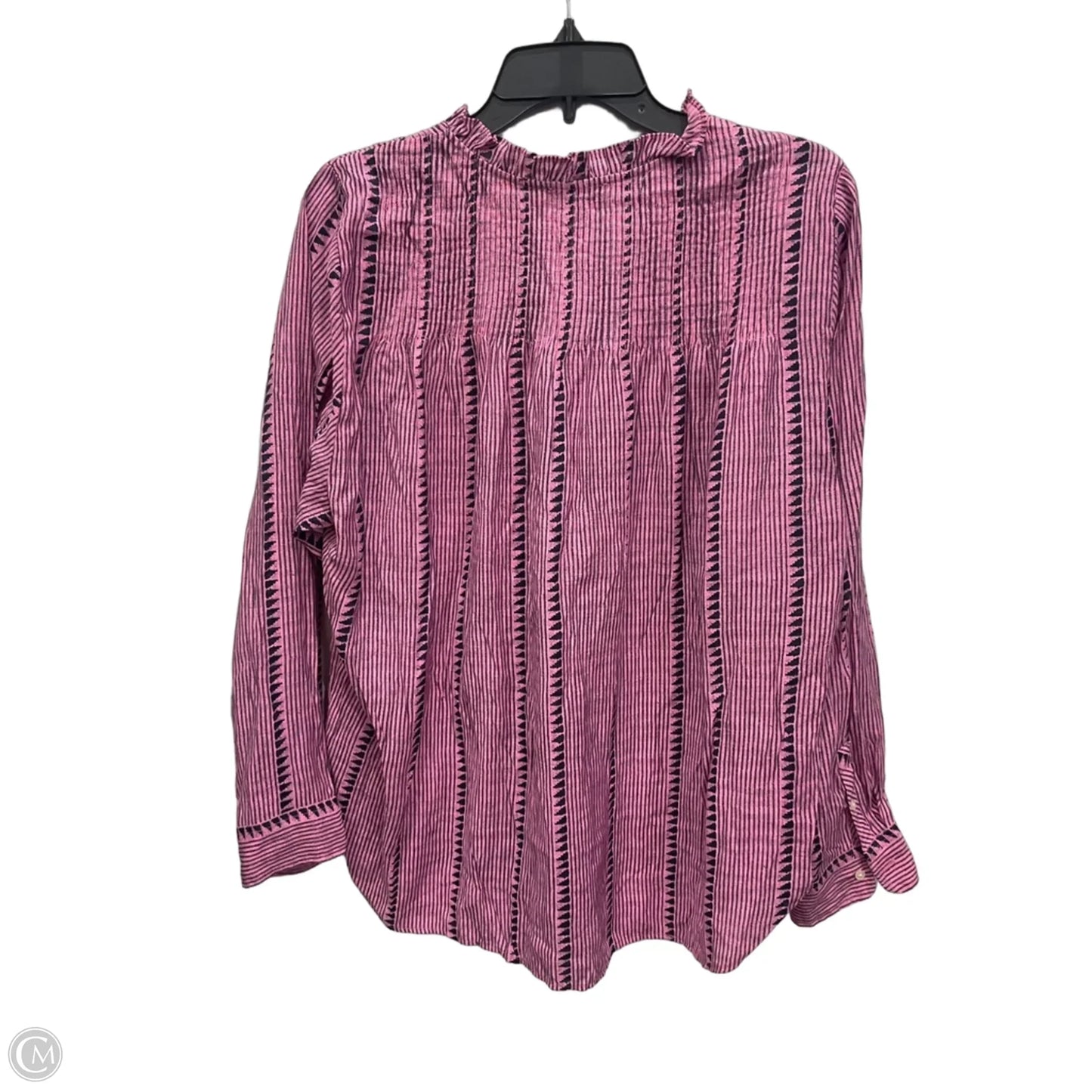Top Long Sleeve By J. Crew In Purple, Size: Xl