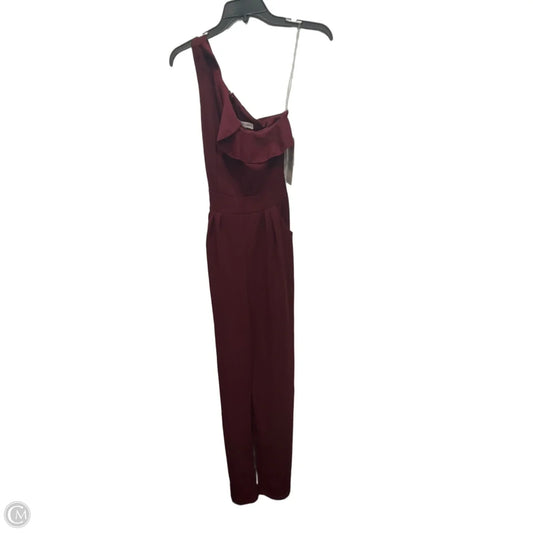 Jumpsuit By Clothes Mentor In Maroon, Size: M
