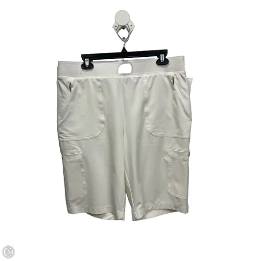 Capris By Chicos In Ivory, Size: L