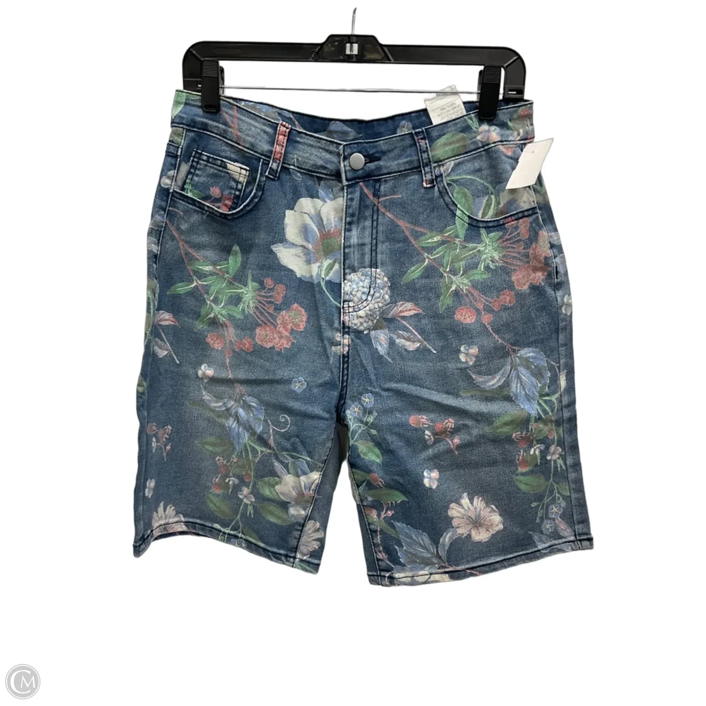 Shorts By Clothes Mentor In Blue Denim, Size: 16
