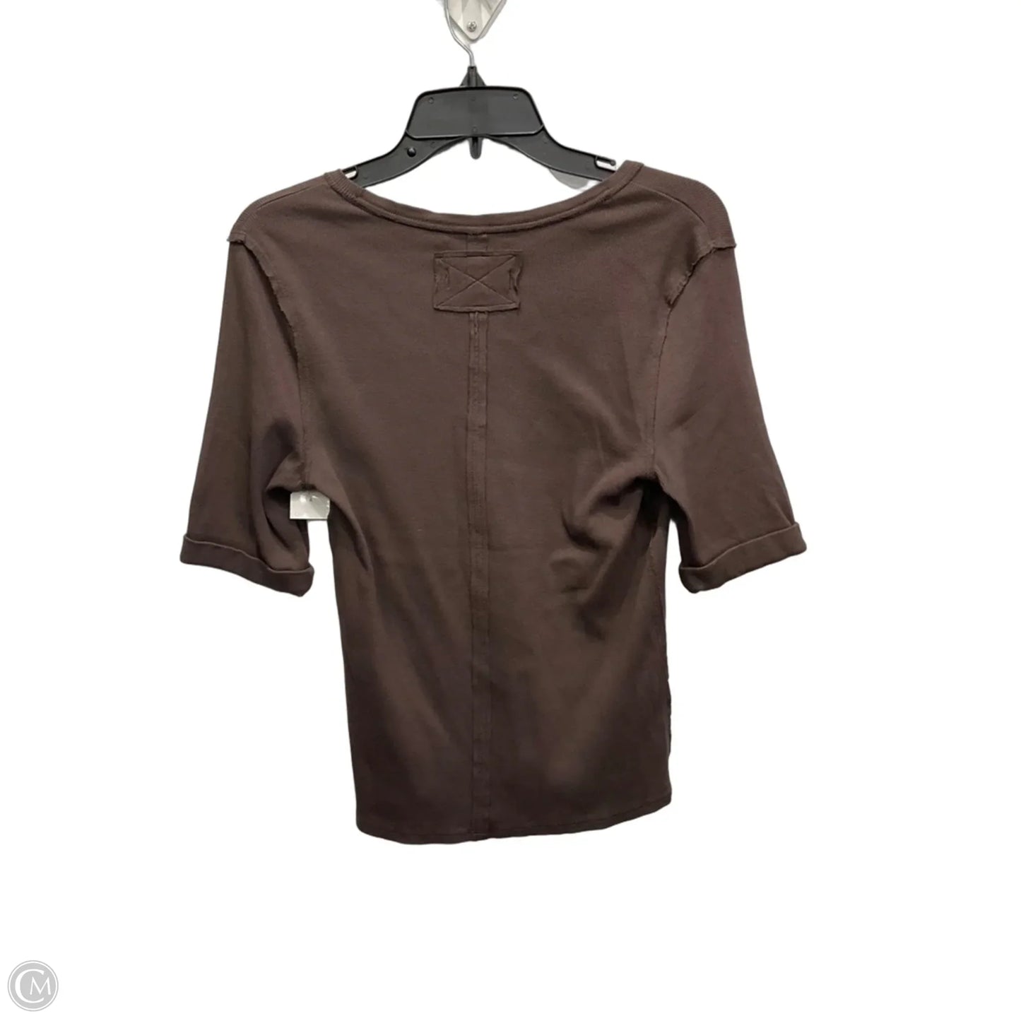 Top Short Sleeve By We The Free In Brown, Size: Xl