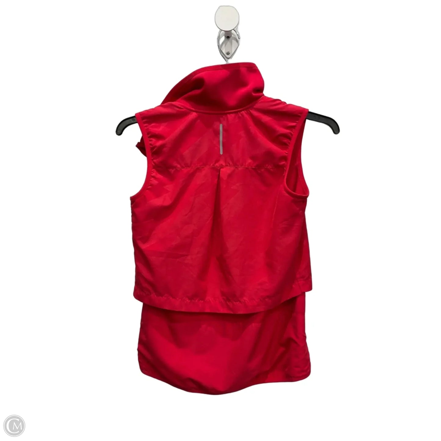 Athletic Jacket By Nike In Red, Size: S