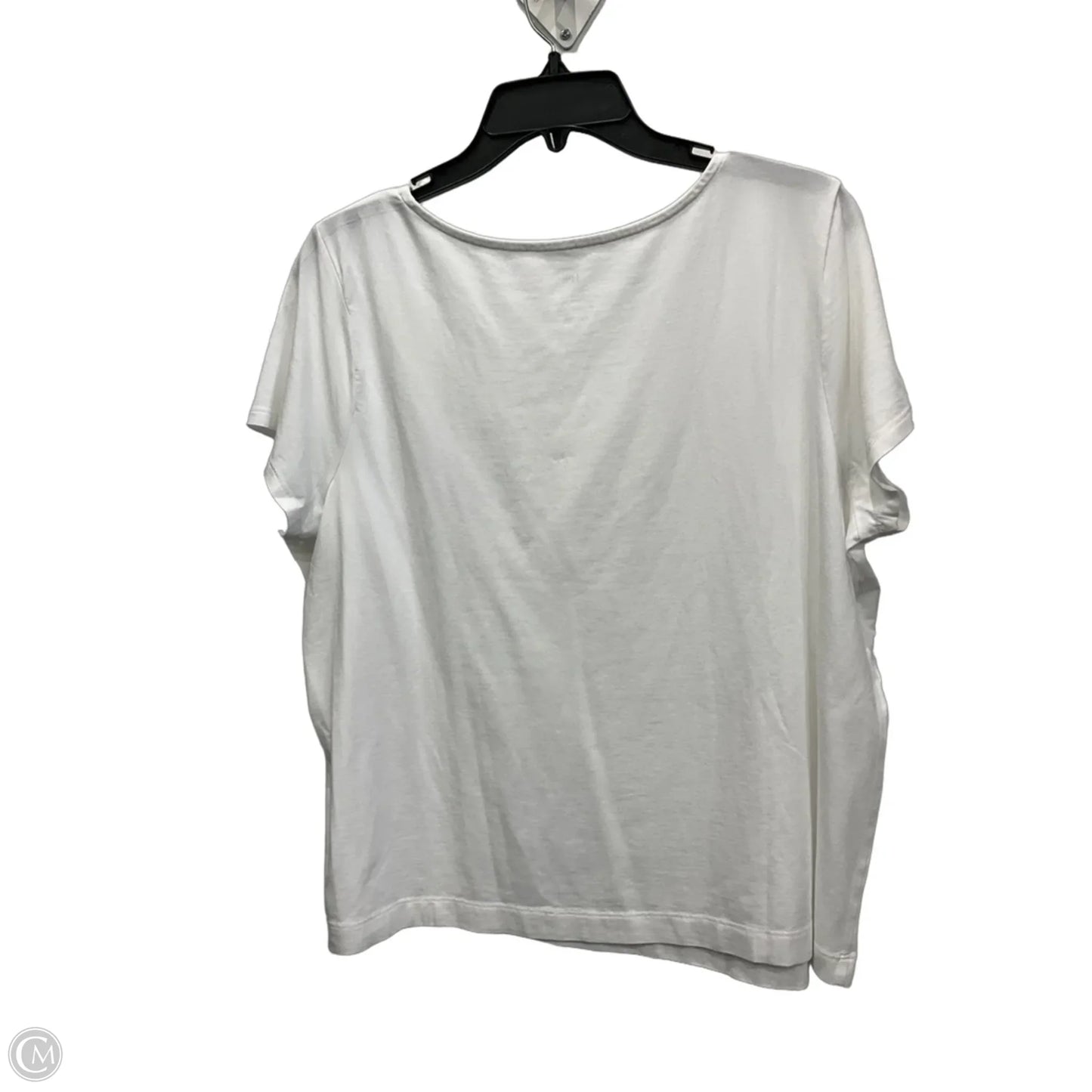 Top Short Sleeve By J. Jill In White, Size: L