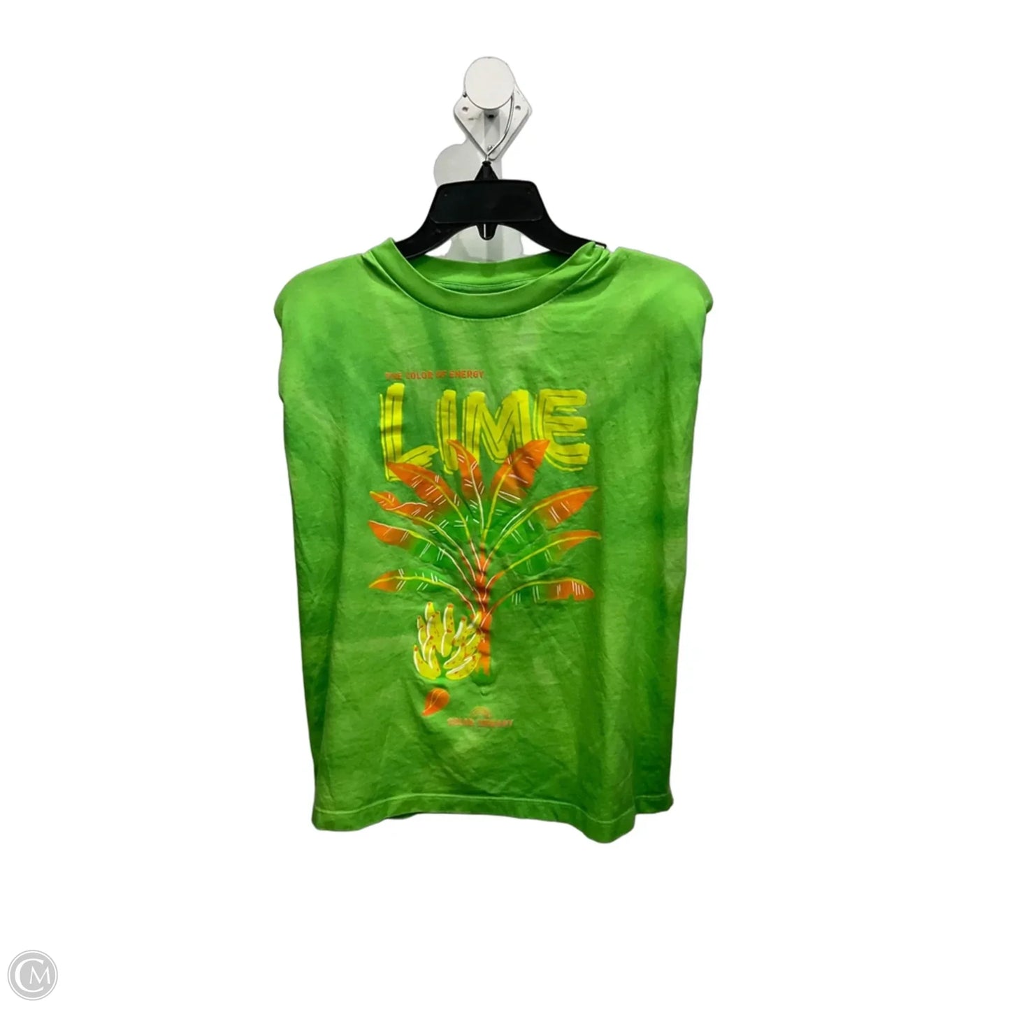 Top Sleeveless By Farm Rio In Green, Size: S