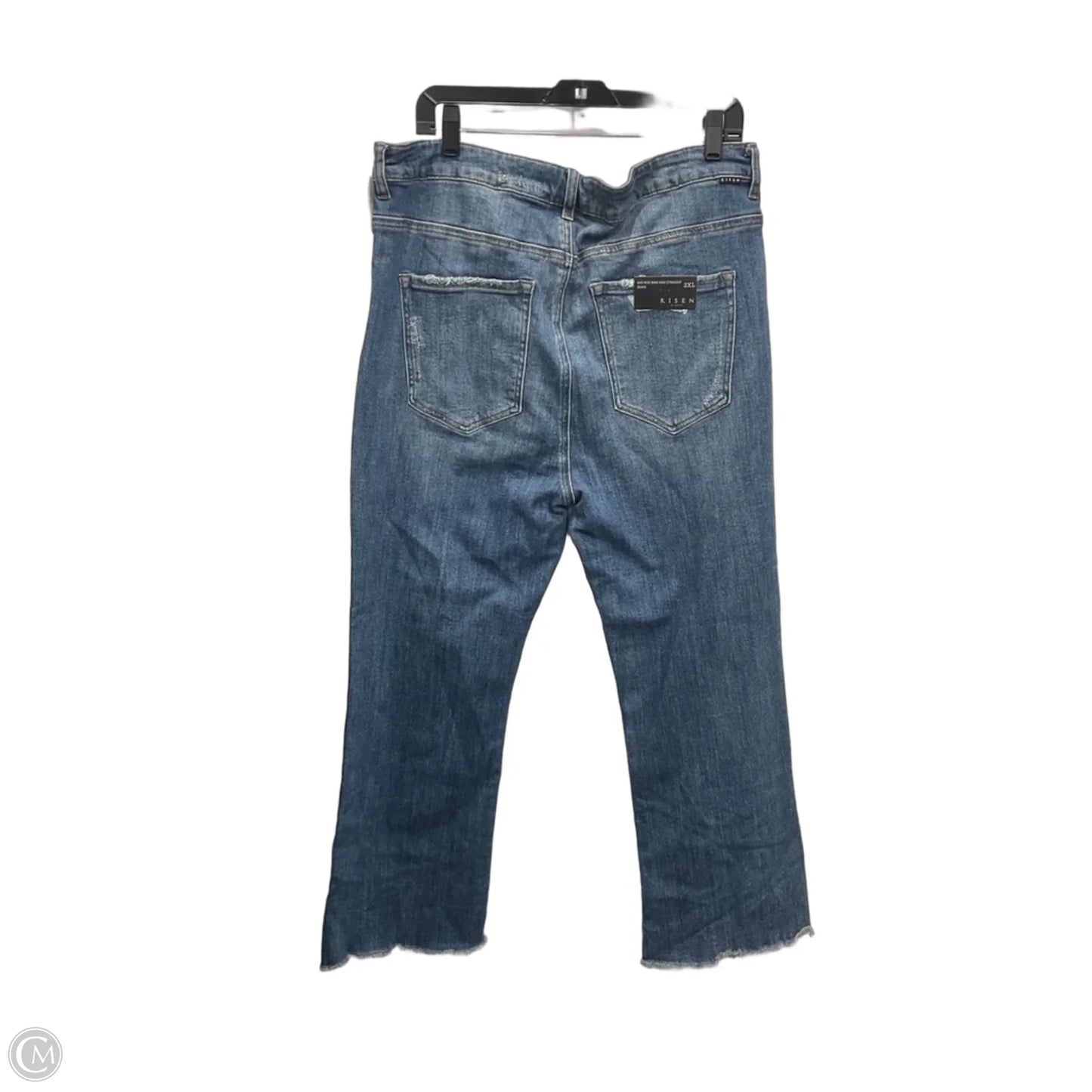 Jeans Wide Leg By Risen In Blue Denim, Size: 20