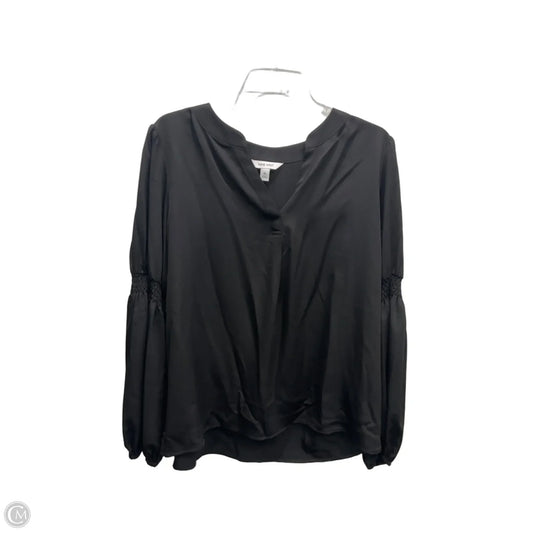 Top Long Sleeve By Nine West In Black, Size: Xl