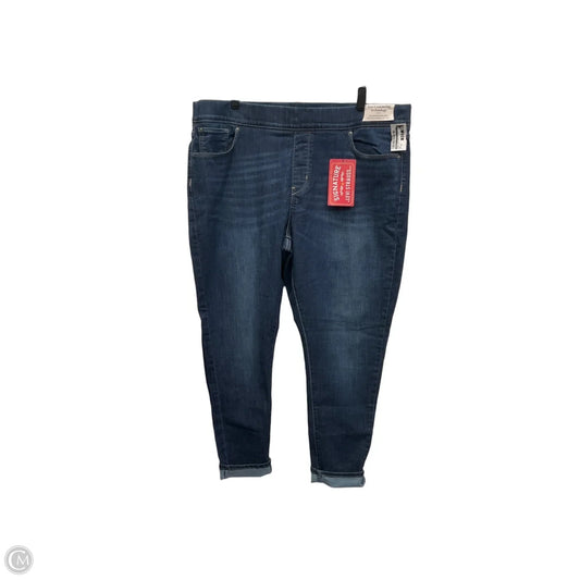 Jeans Straight By Levis In Blue Denim, Size: 20