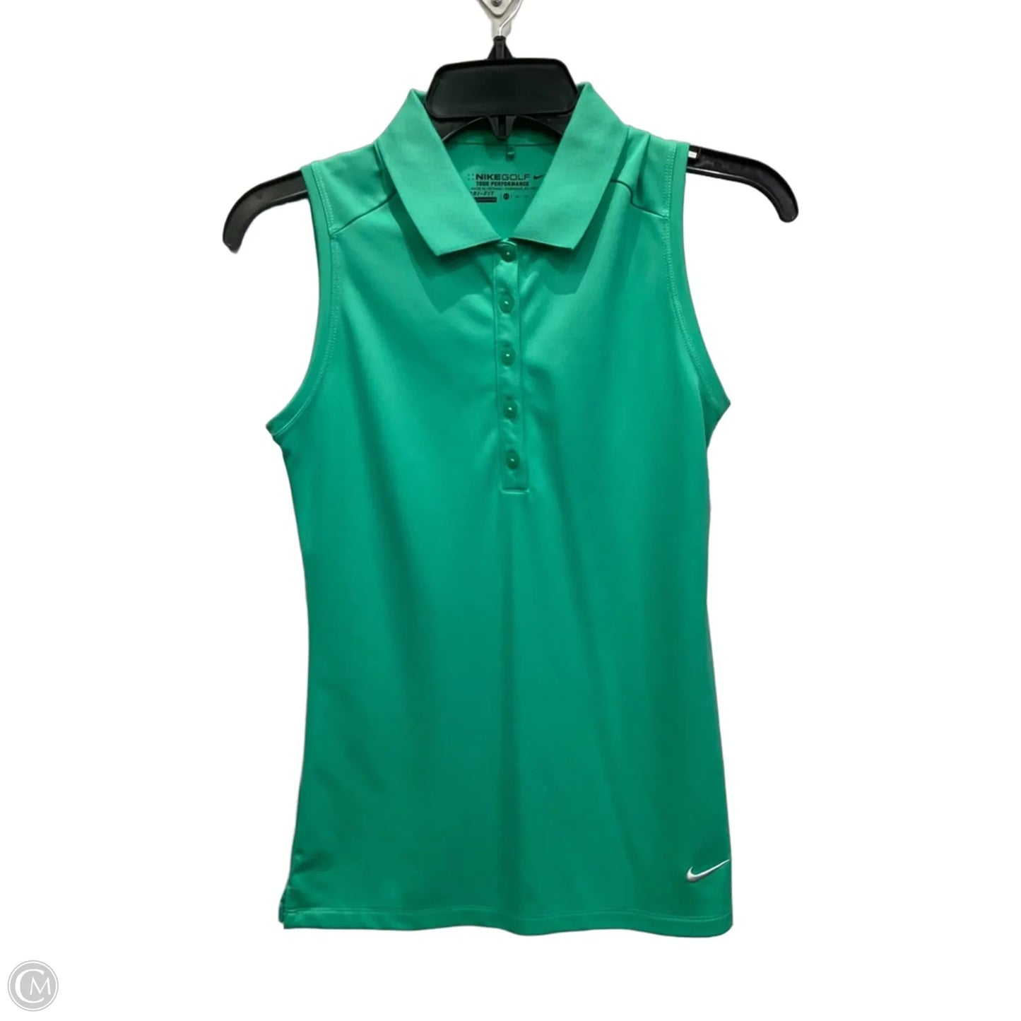 Athletic Tank Top By Nike In Green, Size: Xs