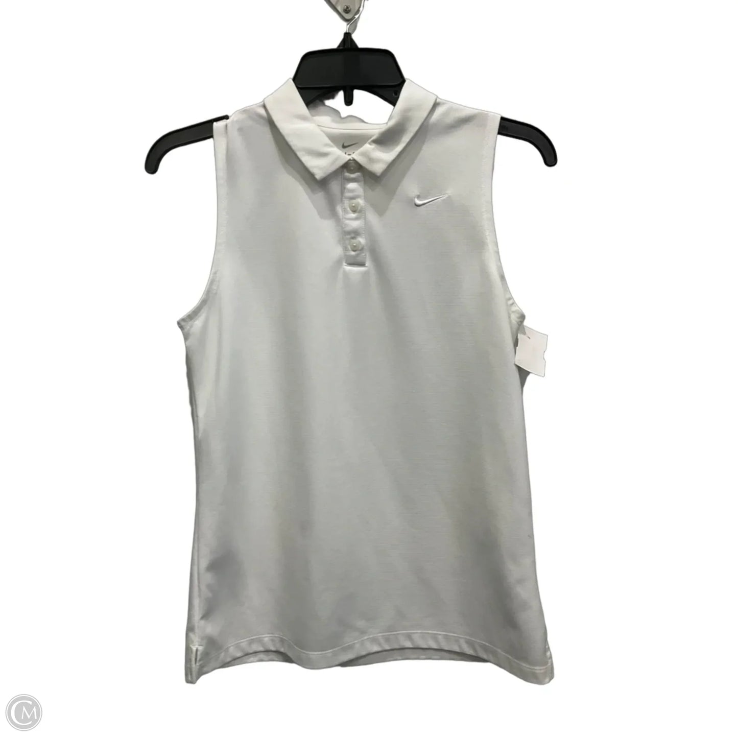 Athletic Tank Top By Nike In White, Size: S