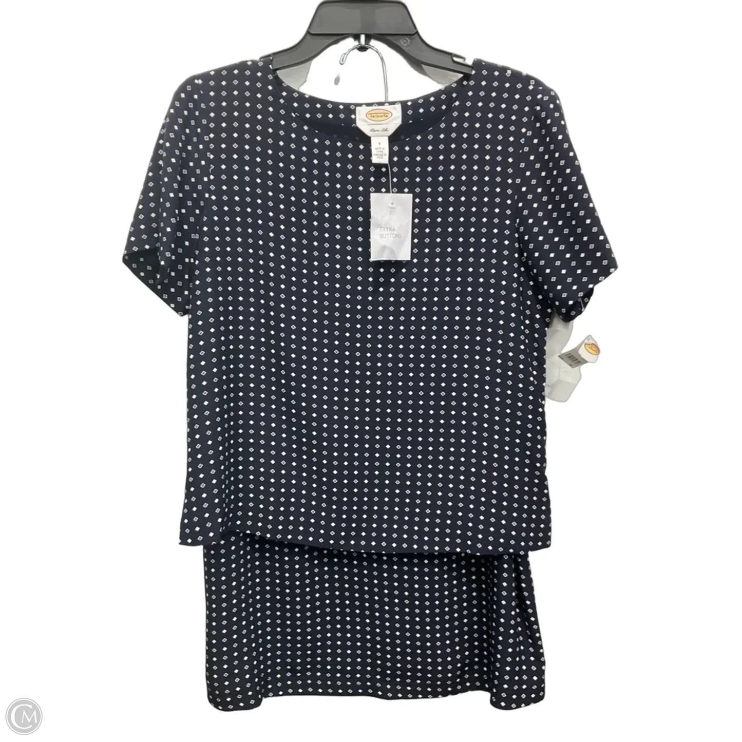 Skirt Set 2pc By Talbots In Polkadot Pattern, Size: 8