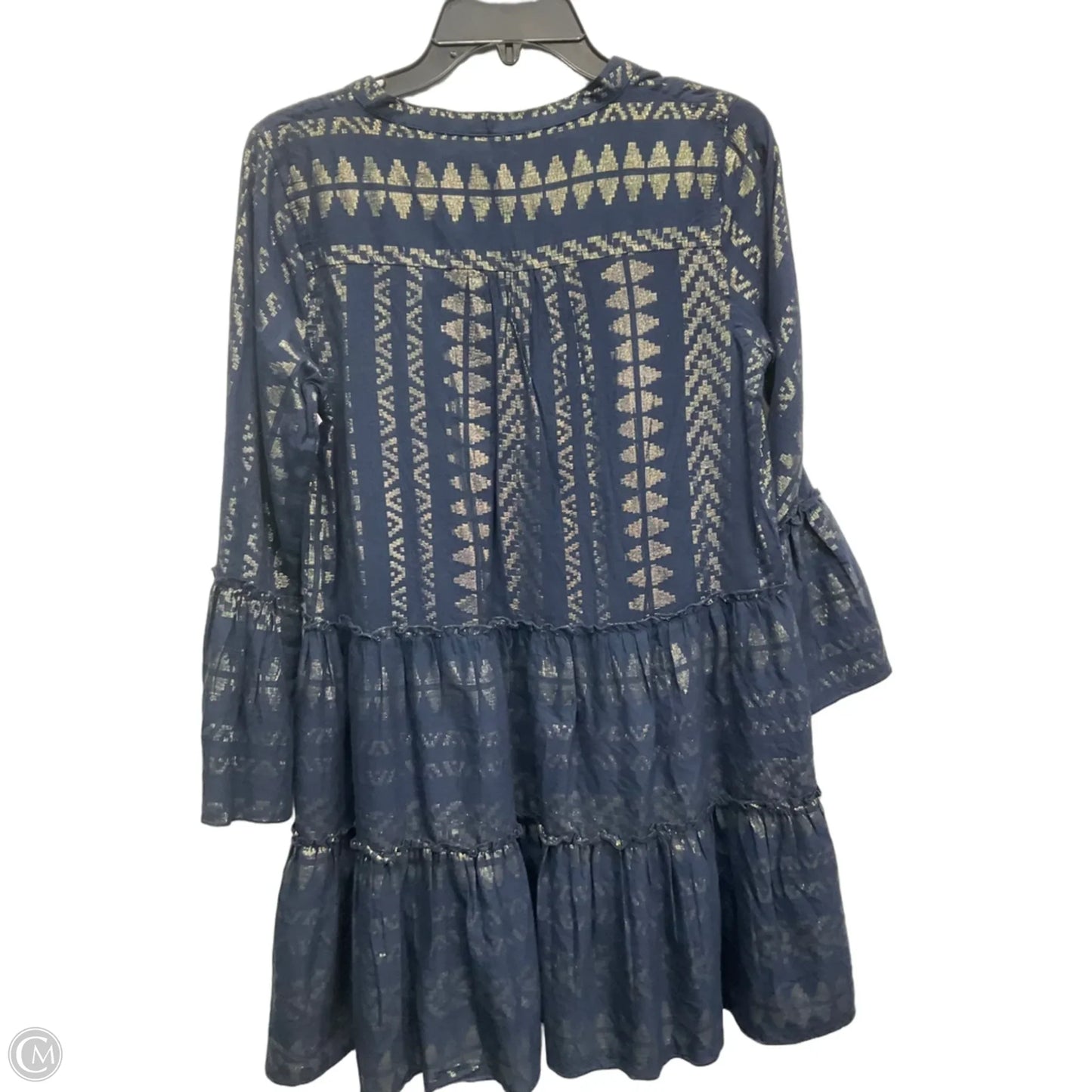 Dress Casual Midi By Elan In Navy, Size: S