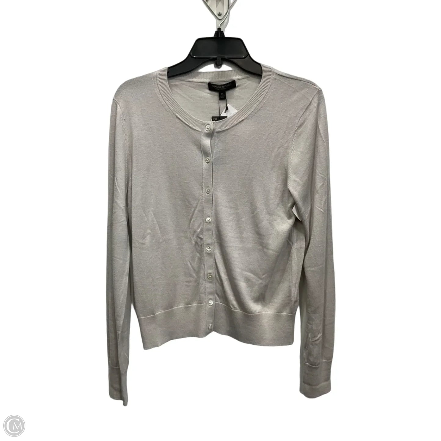 Cardigan By Banana Republic In Grey, Size: M