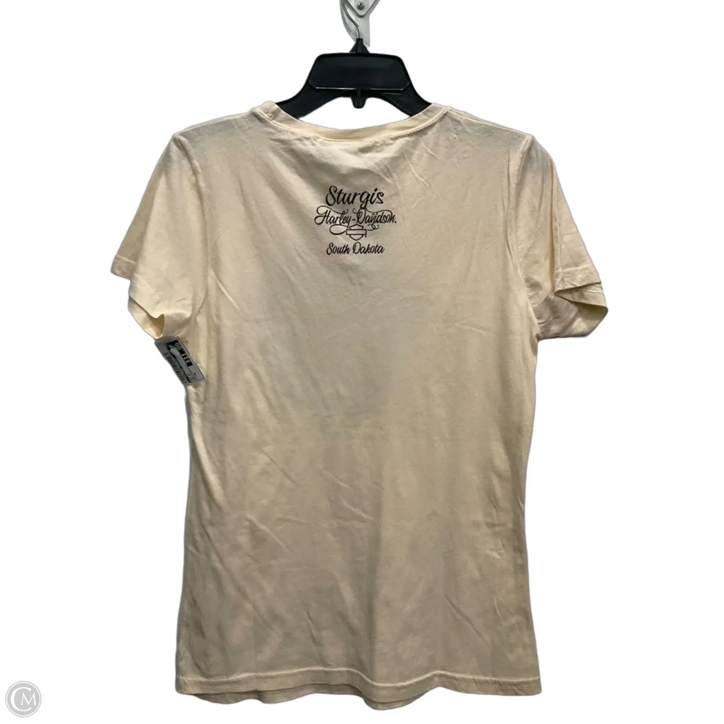 Top Short Sleeve By Clothes Mentor In Yellow, Size: Xl