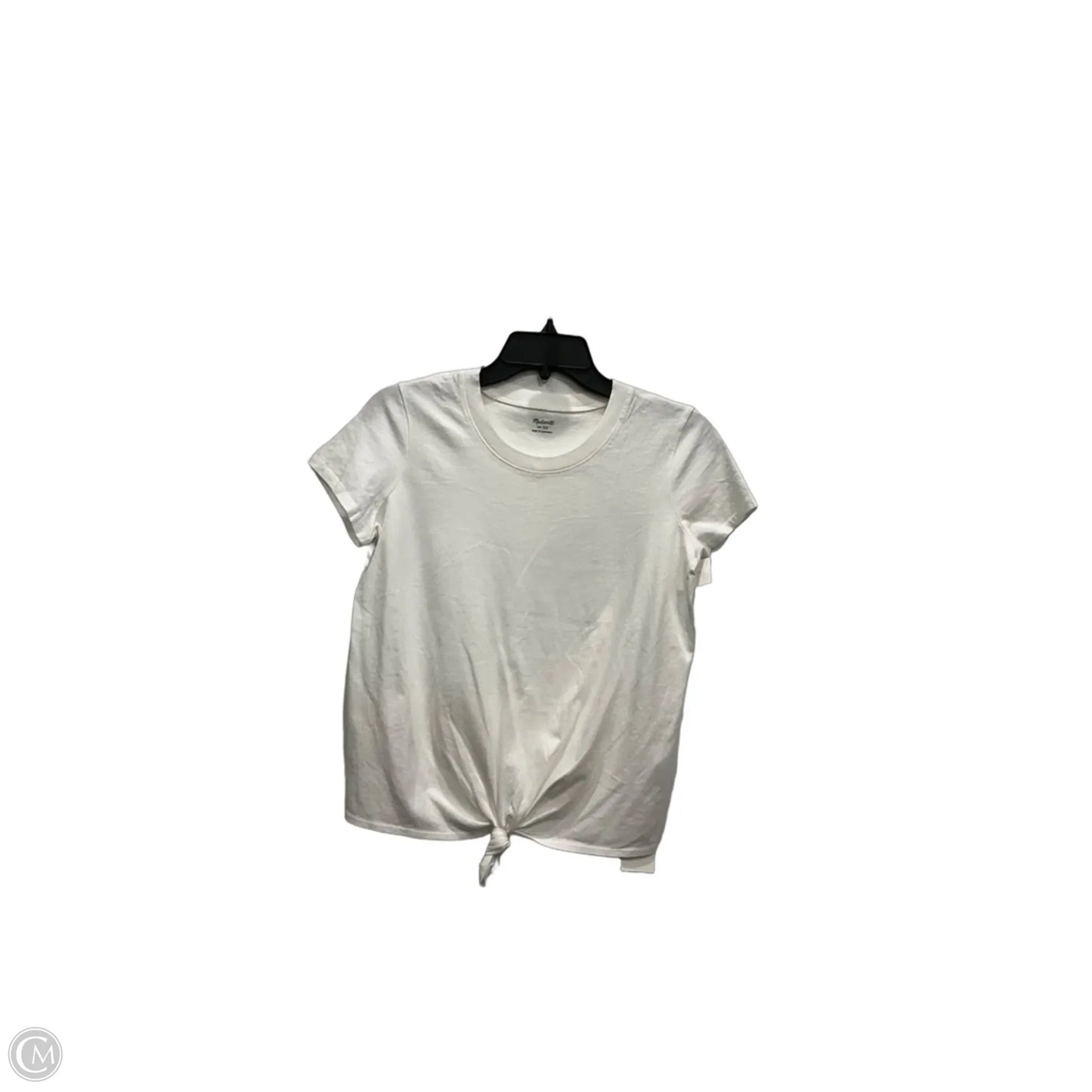 Top Short Sleeve By Madewell In White, Size: Xs