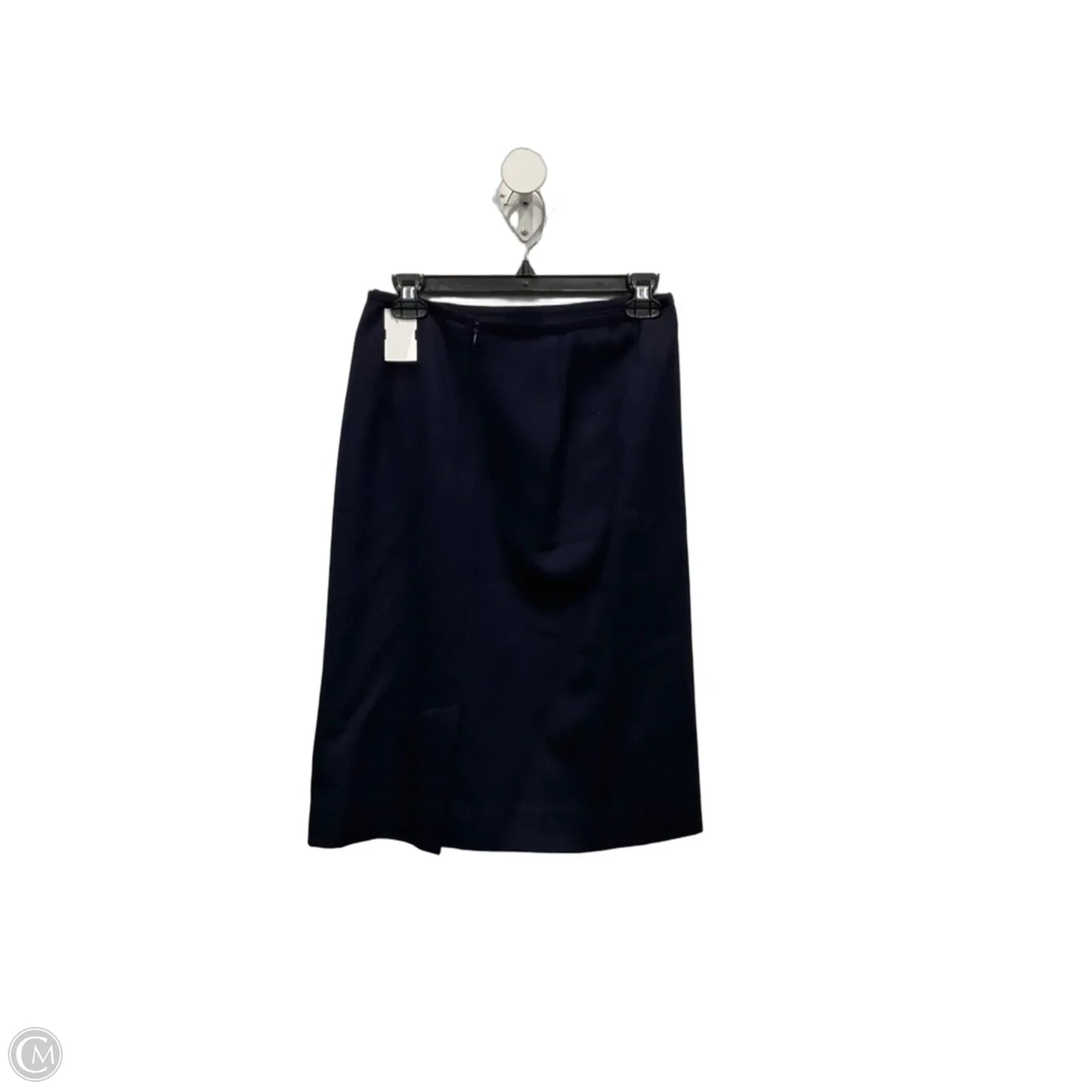 Skirt Midi By Lauren By Ralph Lauren In Navy, Size: 10