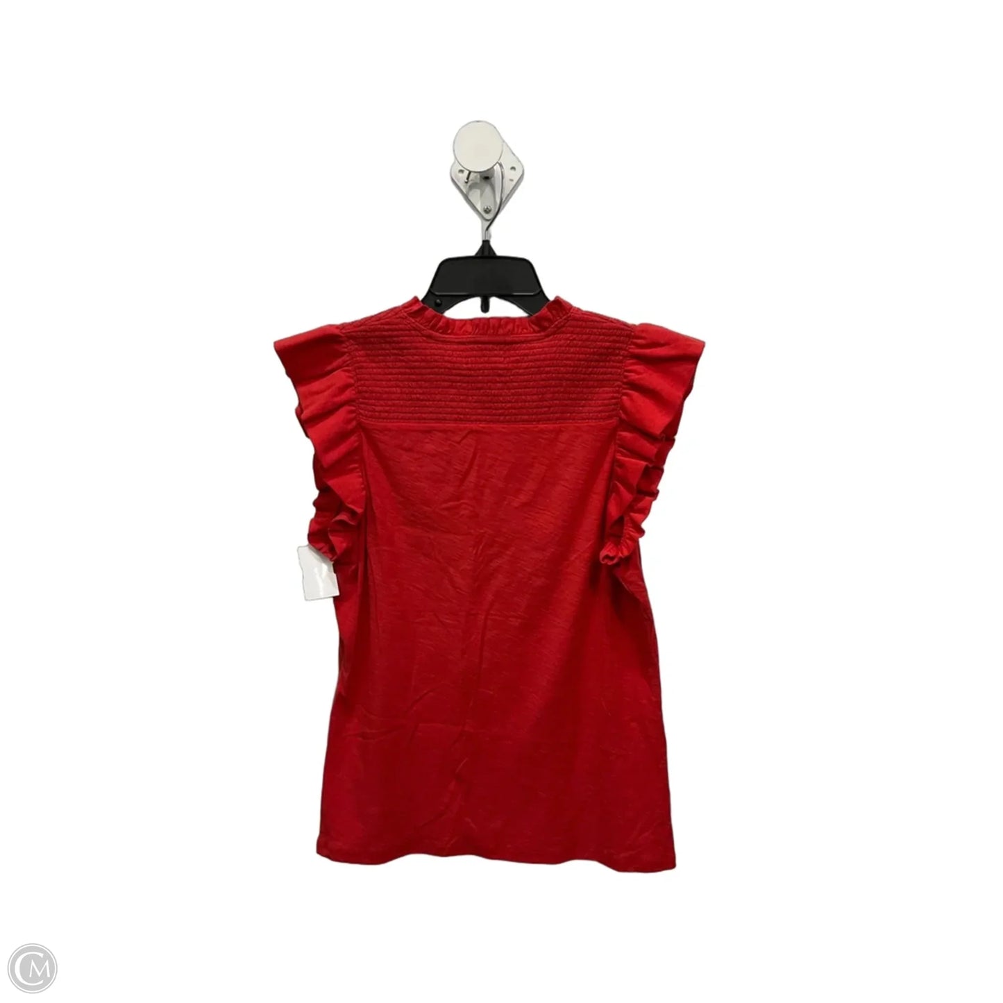 Top Sleeveless By Nation In Red, Size: M