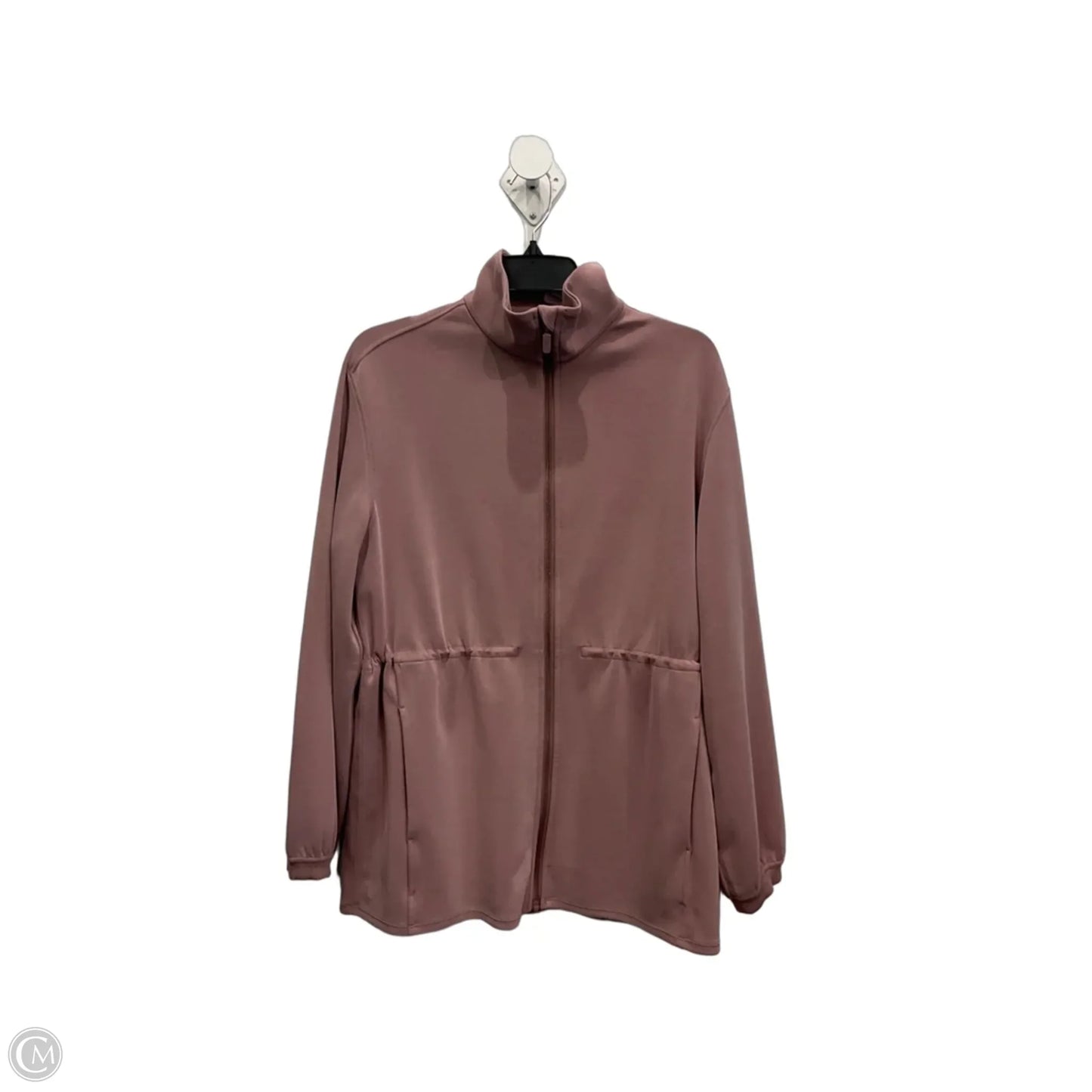 Athletic Jacket By Lululemon In Mauve, Size: M