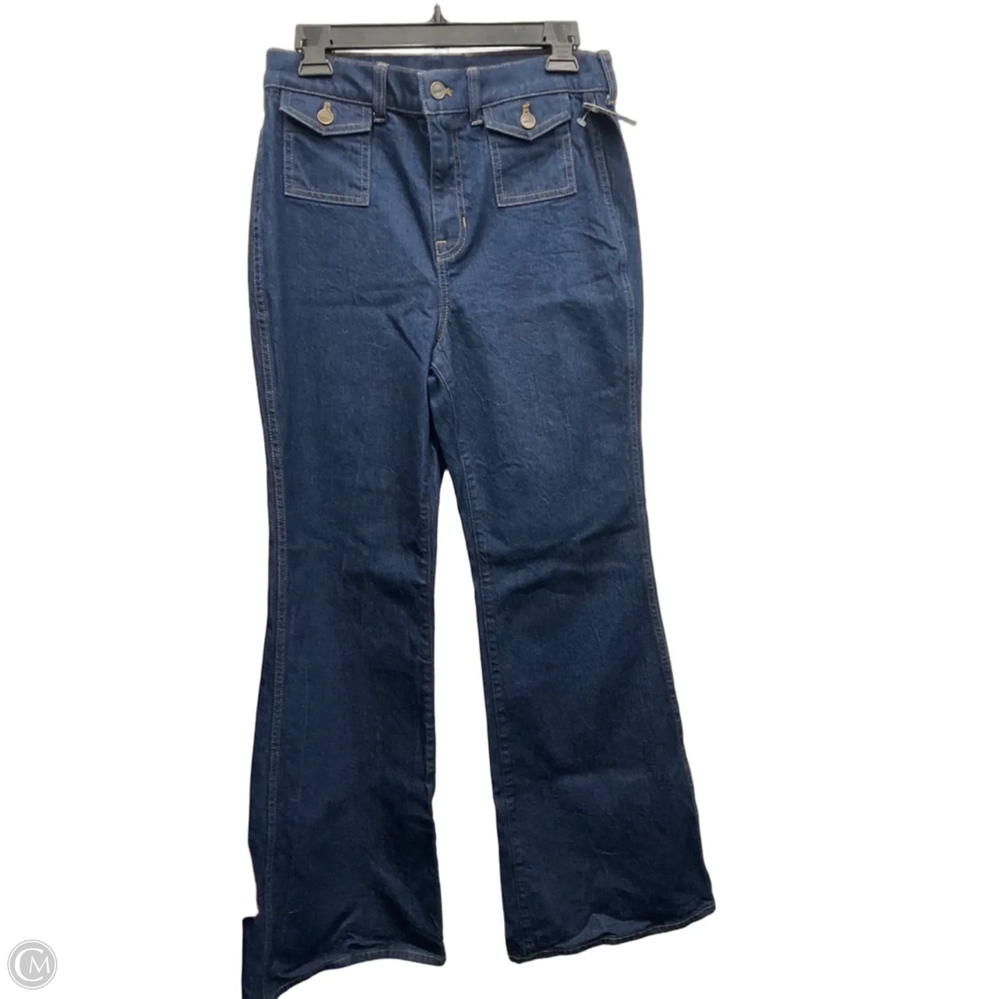 Jeans Wide Leg By J. Crew In Blue Denim, Size: 6