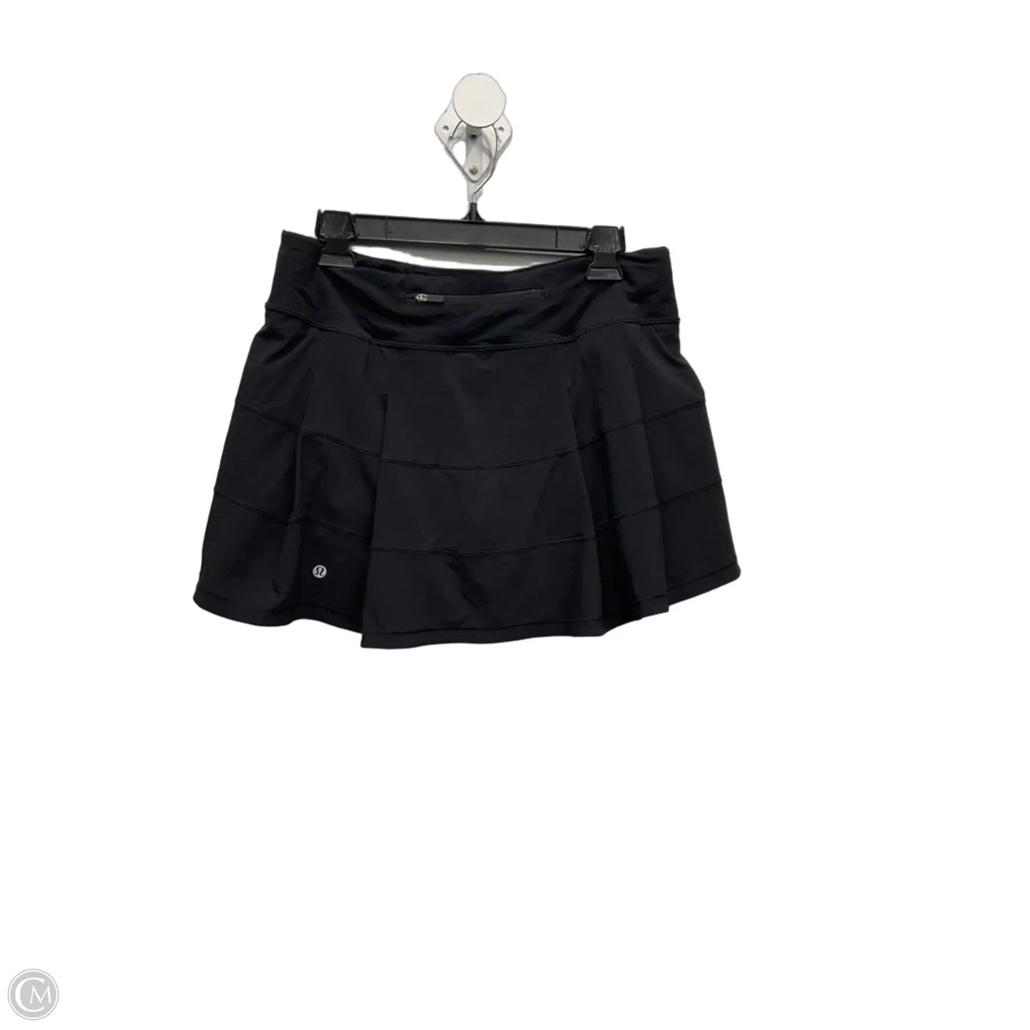 Athletic Skort By Lululemon In Black, Size: M