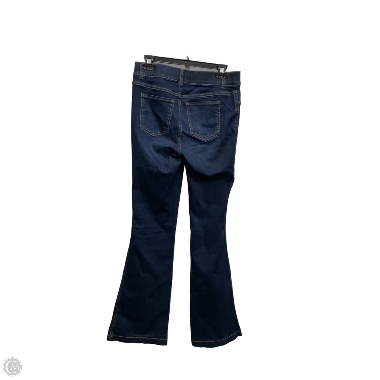 Jeans Flared By Spanx In Blue Denim, Size: 8