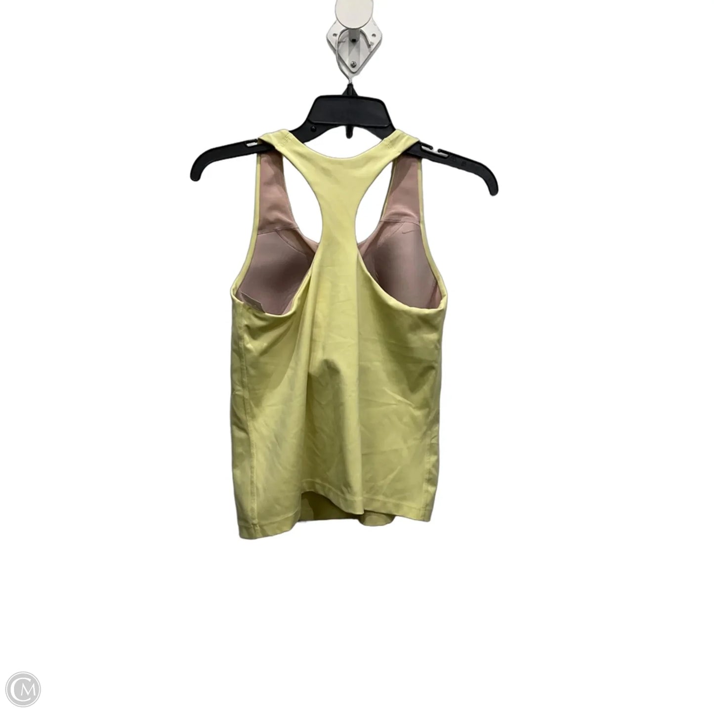 Athletic Tank Top By Nike In Chartreuse, Size: M