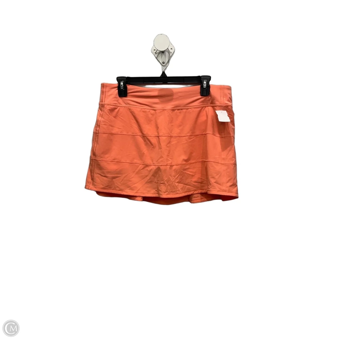 Athletic Skort By Lululemon In Orange, Size: 10