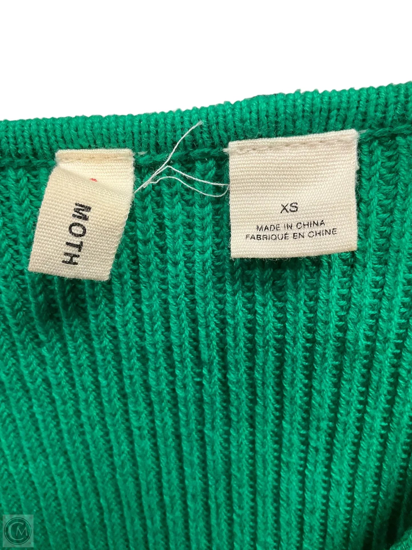 Sweater By Moth In Green, Size: Xs