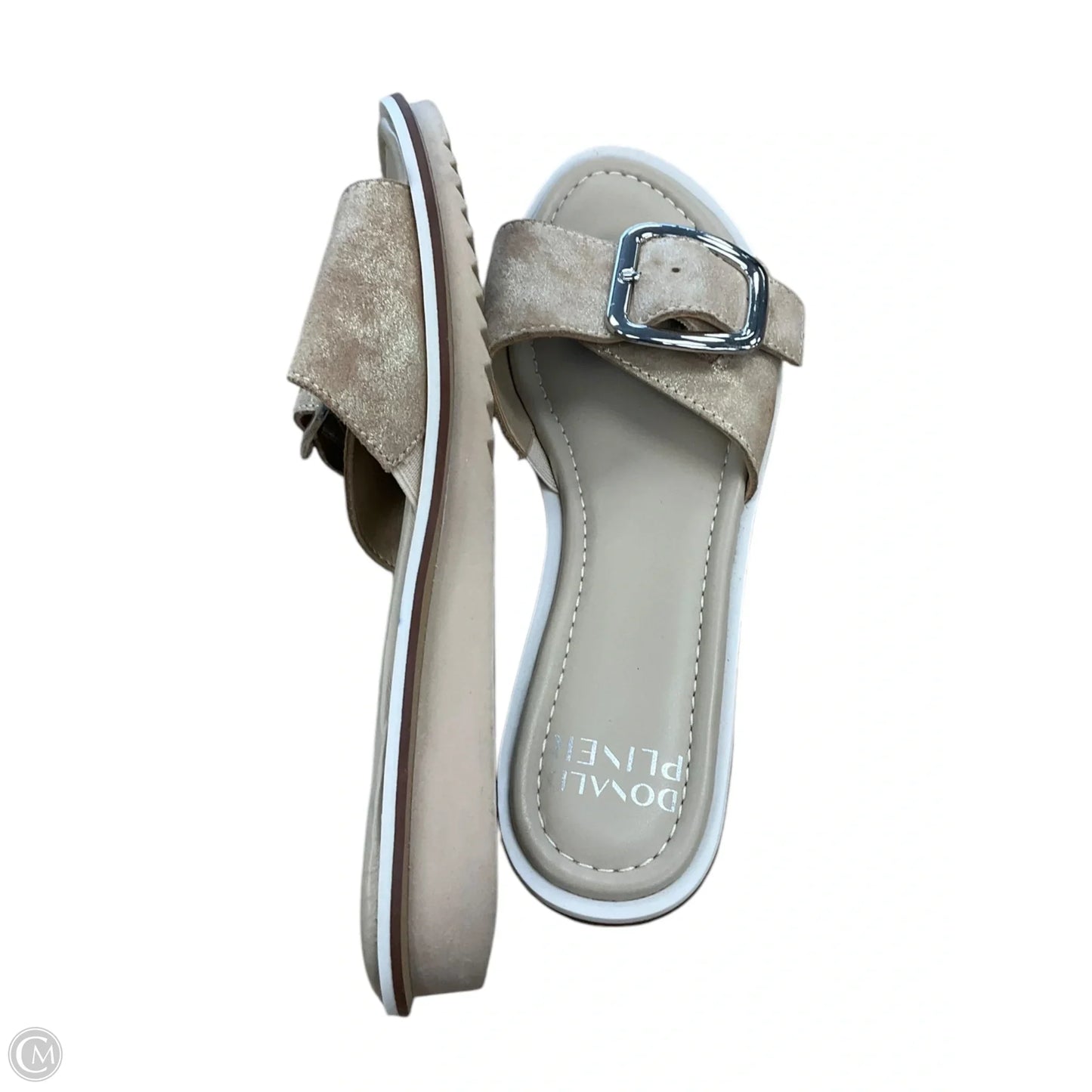 Sandals Flats By Donald Pliner In Gold, Size: 6