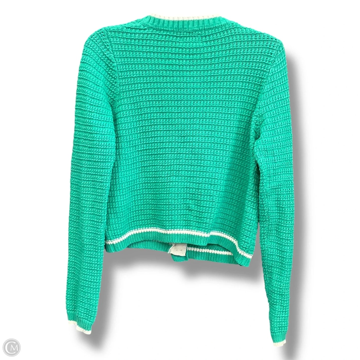 Cardigan By Nicole Miller In Green, Size: S