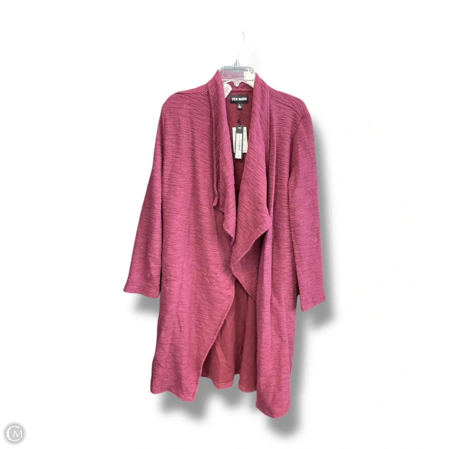 Cardigan By Steve Madden In Red, Size: L