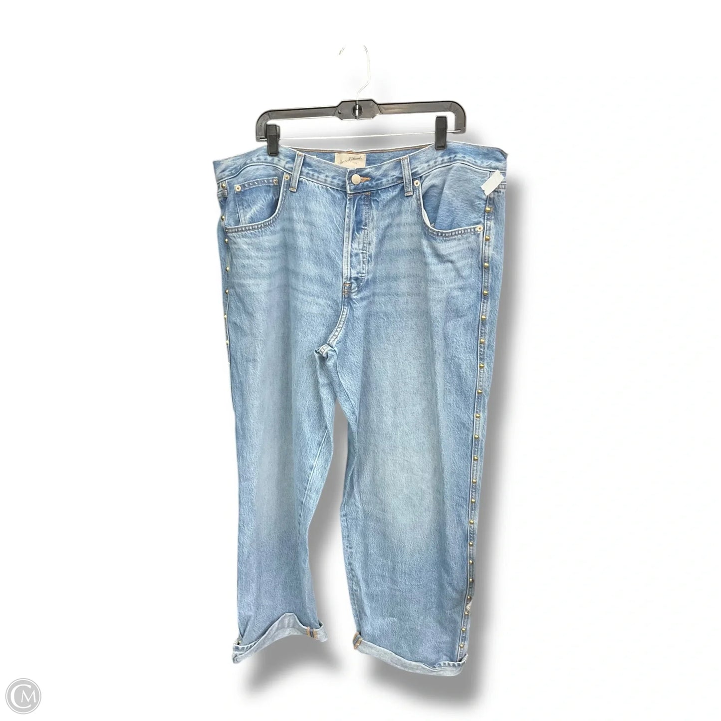 Jeans Wide Leg By Universal Thread In Blue Denim, Size: 16