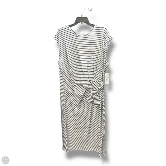 Dress Casual Maxi By Liz Claiborne In Striped Pattern, Size: Xxl