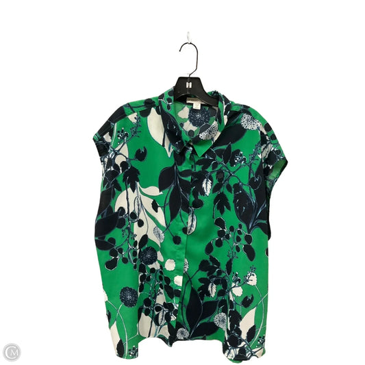 Blouse Sleeveless By Coldwater Creek In Multi-colored, Size: 2x