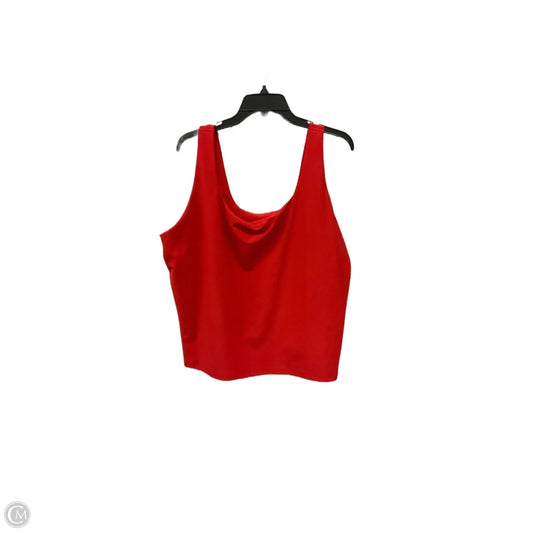 Athletic Tank Top By Old Navy In Red, Size: 4x